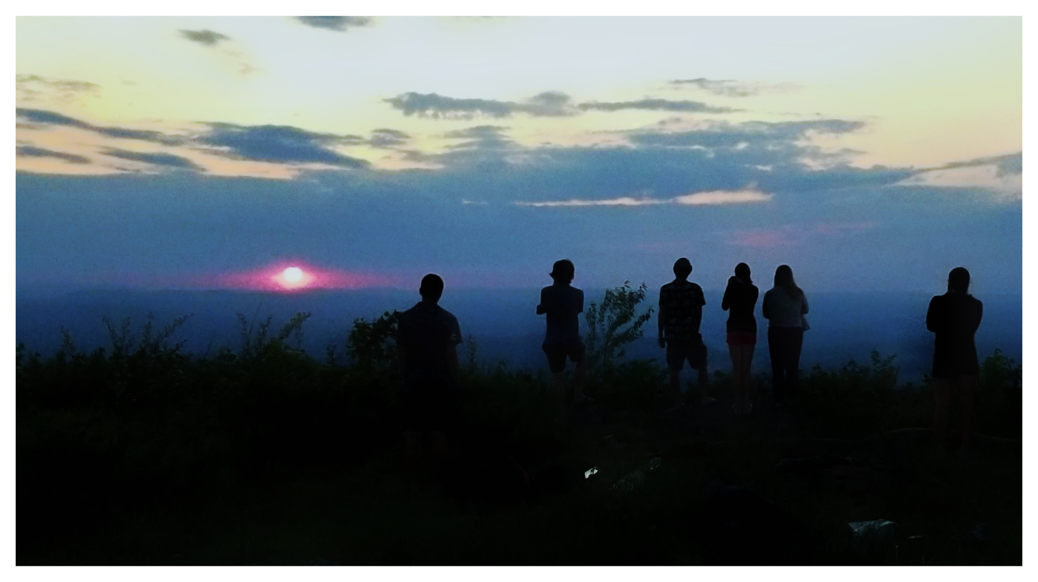 group sunset